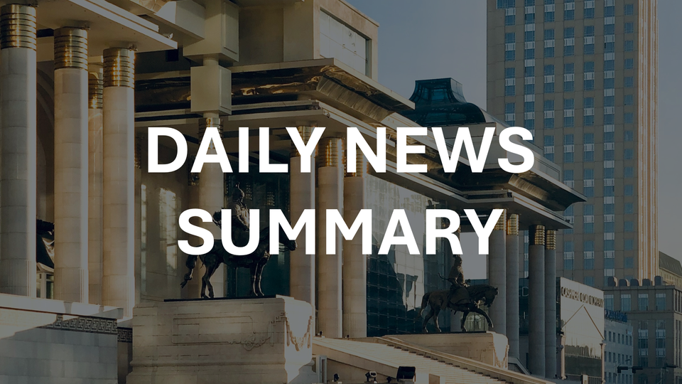 Mongolia News Summary for September 03, 2024